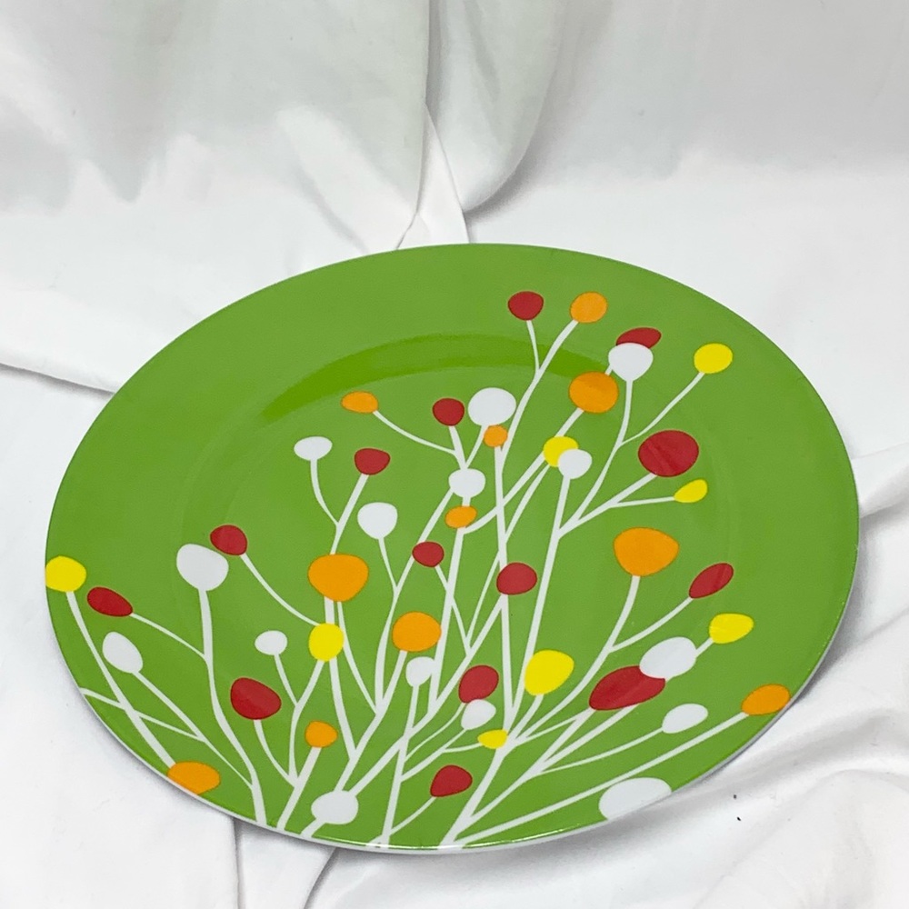 Melamine set of 4 dinner plates. Please look at info at pic 16.
